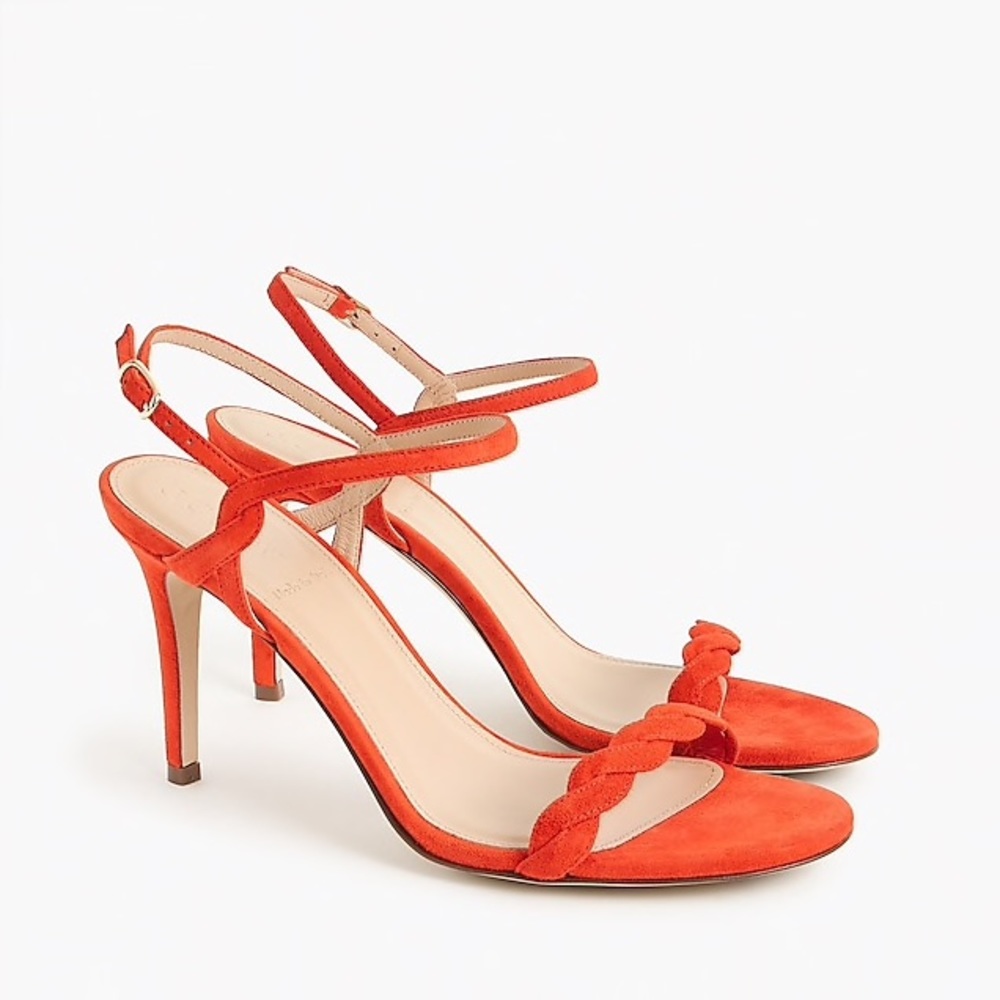 (NWOT) J. Crew Braided Suede Sandal